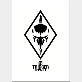 Trigger Knife Black Posters and Art